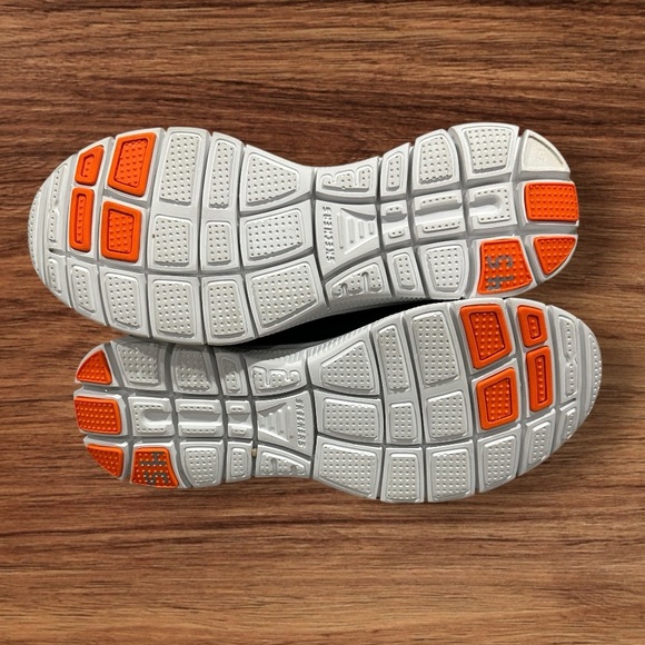 Men’s Skechers Navy & Orange Mesh S Logo Lightweight Running Sneakers, Size 12. - Picture 9 of 13